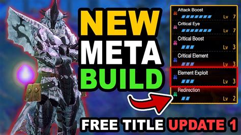 monster hunter rise sunbreak meta builds.